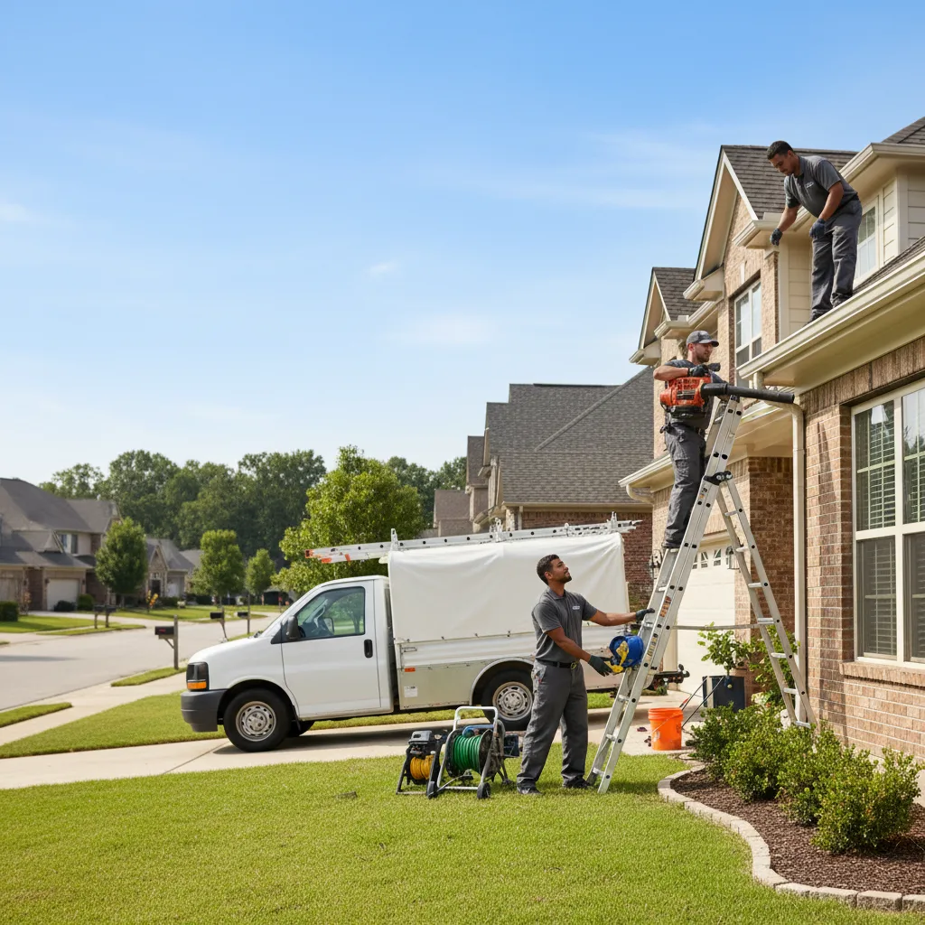 Home Gutter Service in Harrah, OK near me